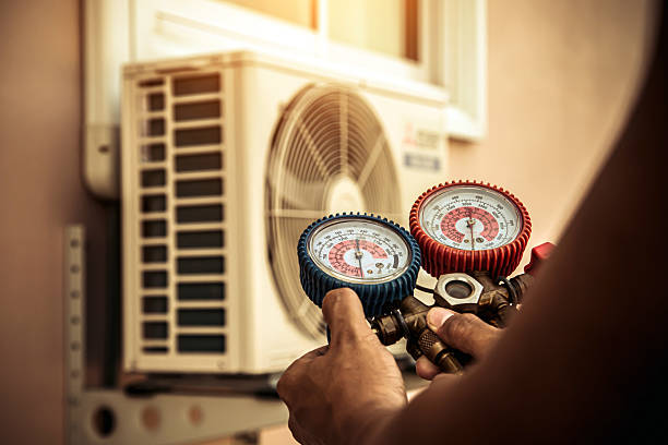 Professional Hvac technician working in Bogart, GA